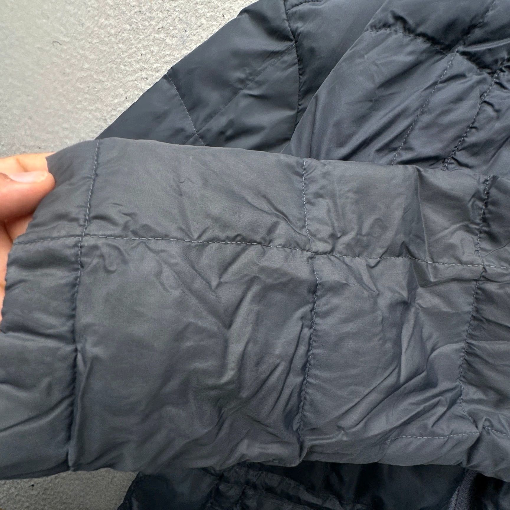Vintage LL Bean Parka Downtek Goose Down Coat Jacket Womens Medium Navy Hooded Parka Jacket Long Down Coat Mens Womens? Size M / US 6-8 / IT 42-44 - 6 Thumbnail