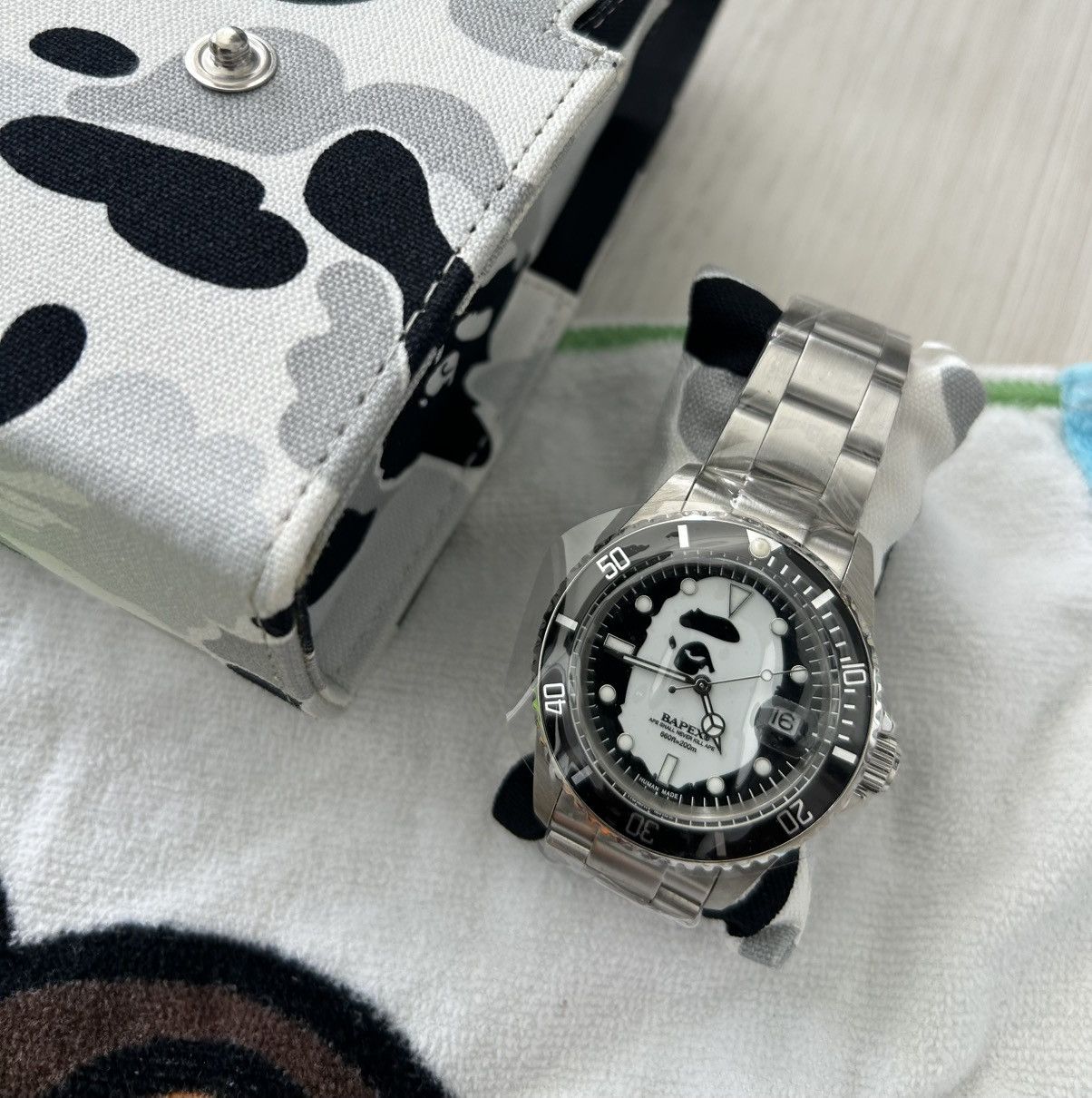 Bape RARE OG A BATHING APE BIG FACE SILVER BAPEX Size ONE SIZE - 3 Thumbnail