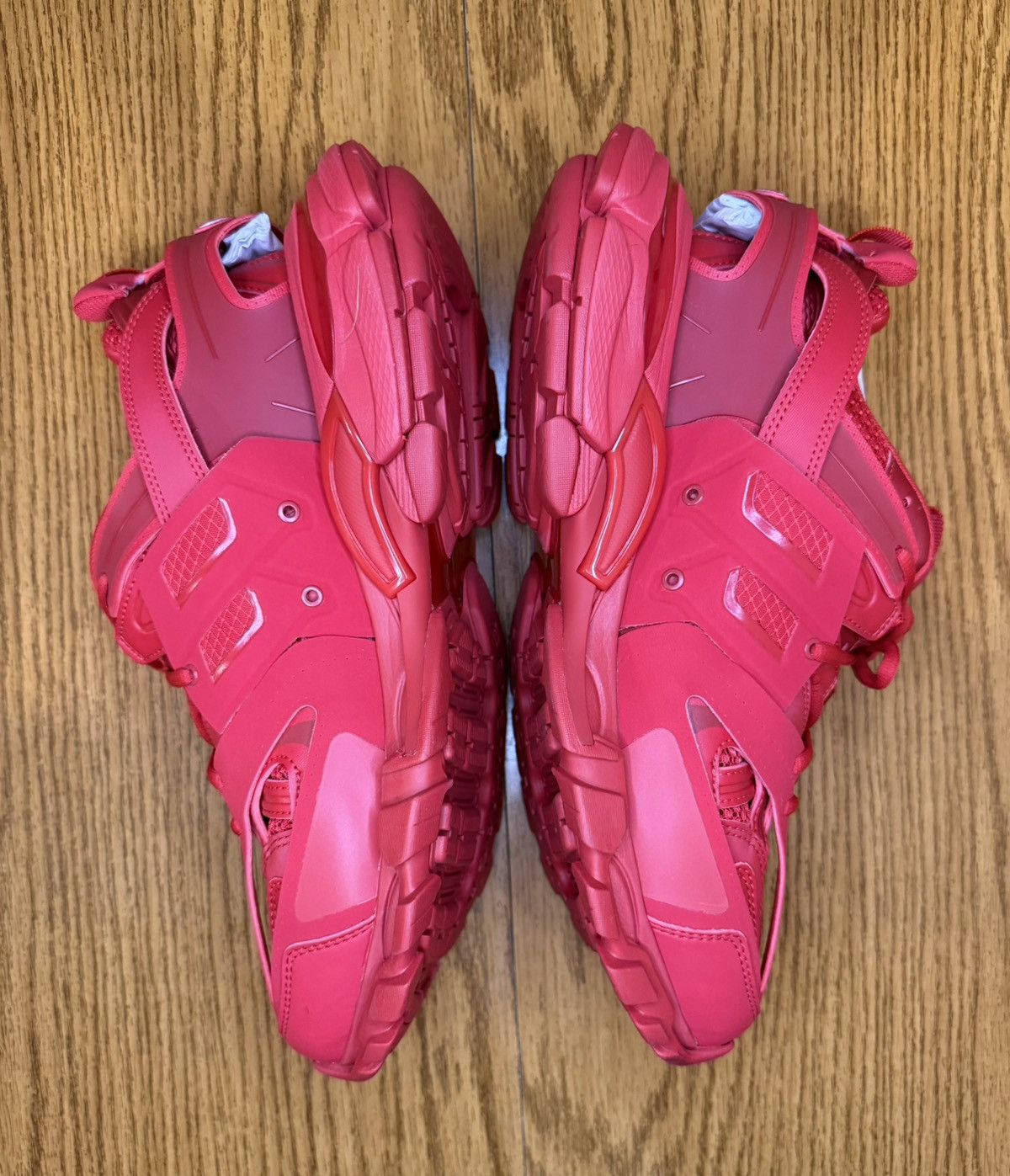 Balenciaga Balenciaga Track Sneaker (Red) Size US 11 / EU 44 - 4 Thumbnail