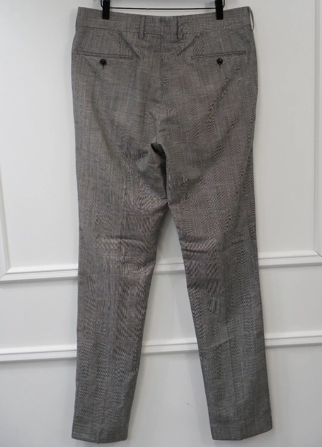 Suitsupply Men Suitsupply Pants Wool & Linen Braddon Gray 102 UK/US42L Size 42L - 2 Thumbnail