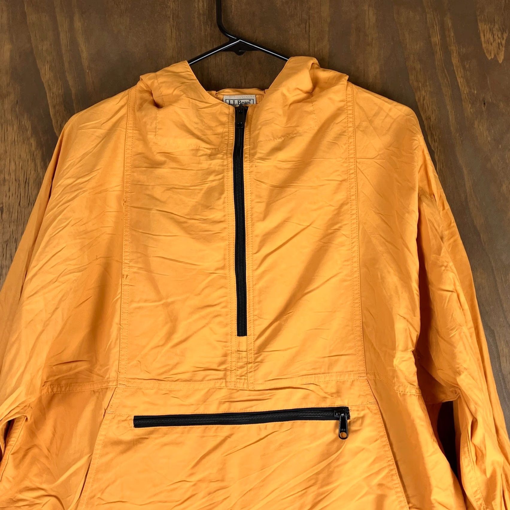 Vintage LL Bean Mens Jacket Yellow Mountain Classic Anorak Windbreaker 1/2 Zip Medium Size US M / EU 48-50 / 2 - 2 Thumbnail