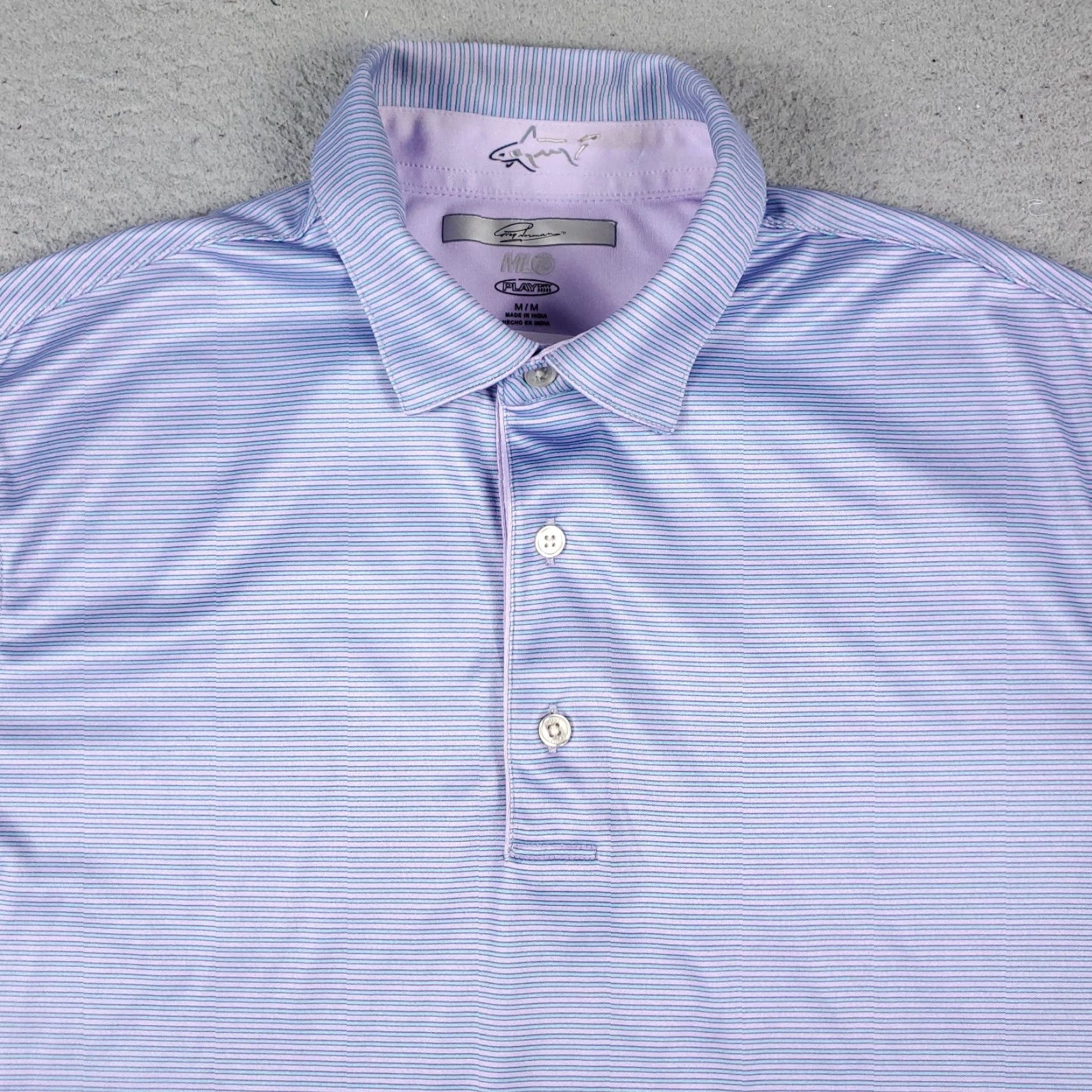 Vintage Greg Norman Shirt Mens Medium Red Polo Golf Casual Short Sleeve Shark Logo Button Size US M / EU 48-50 / 2 - 2 Thumbnail