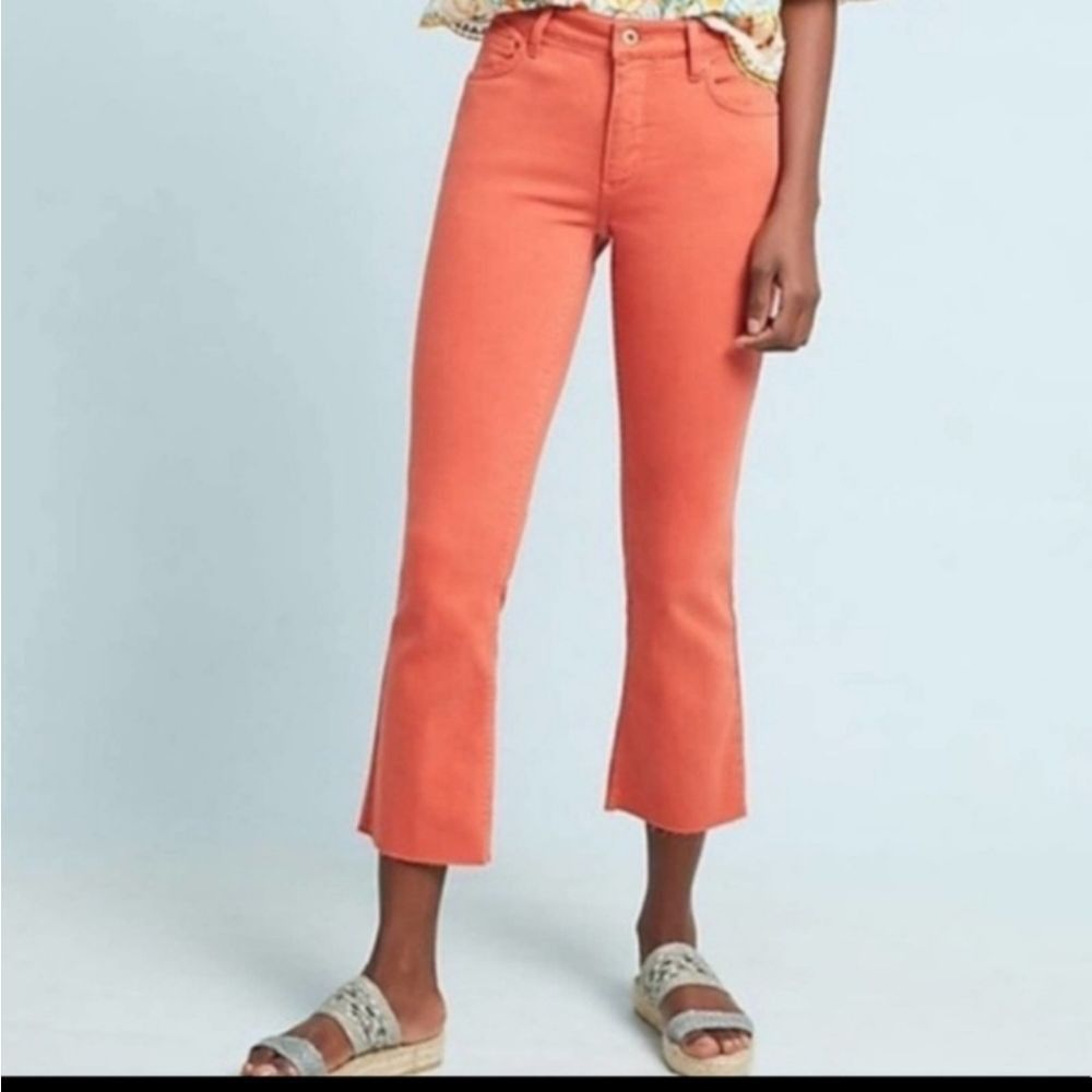 Anthropologie Pilcro And The LetterPress High Rise Bootcut Raw Hem Size 25 Size 25" / US 0 / IT 36 - 2 Thumbnail