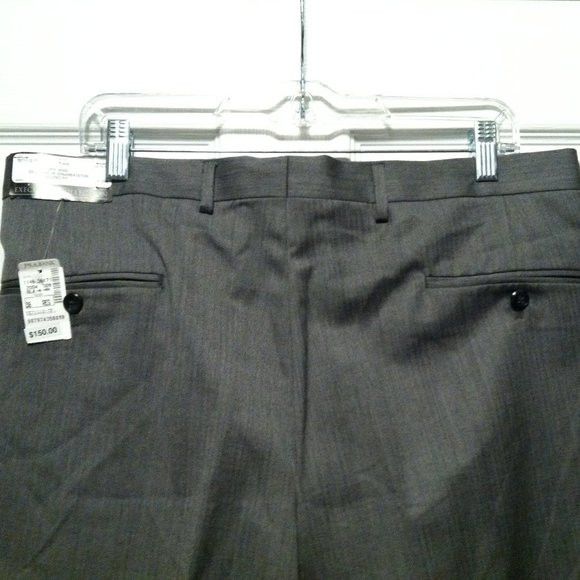 Jos. A. Bank JOS.A.BANK MEN'S NEW 100%WOOL DRESS PANTS SIZE: 36/UNHEMMED Size 36R - 4 Thumbnail