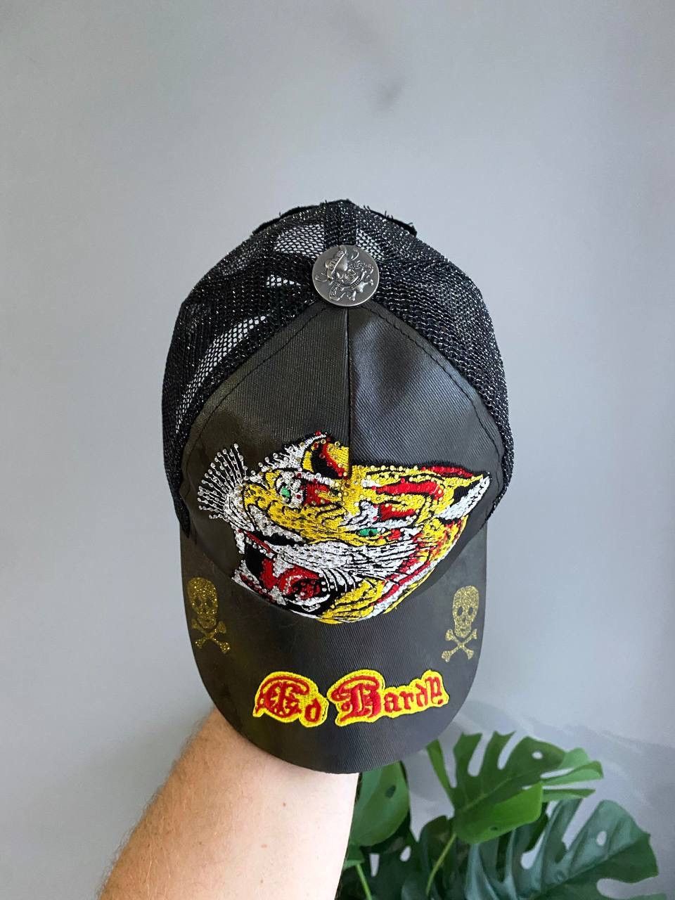 Ed Hardy Ed Hardy by Christian Audigier Tiger Logo Trucker Cap, OS Size ONE SIZE - 10 Thumbnail