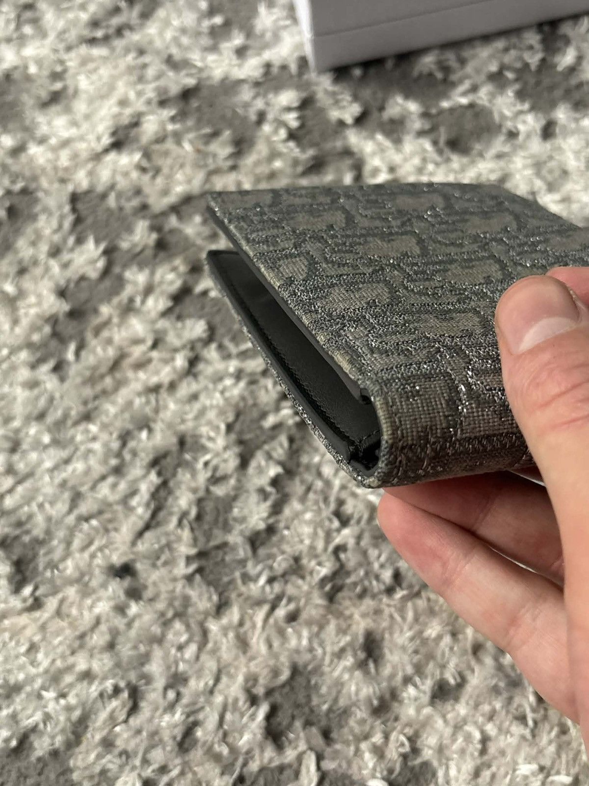 Dior Dior silver monogram wallet with coin pocket Size ONE SIZE - 5 Thumbnail