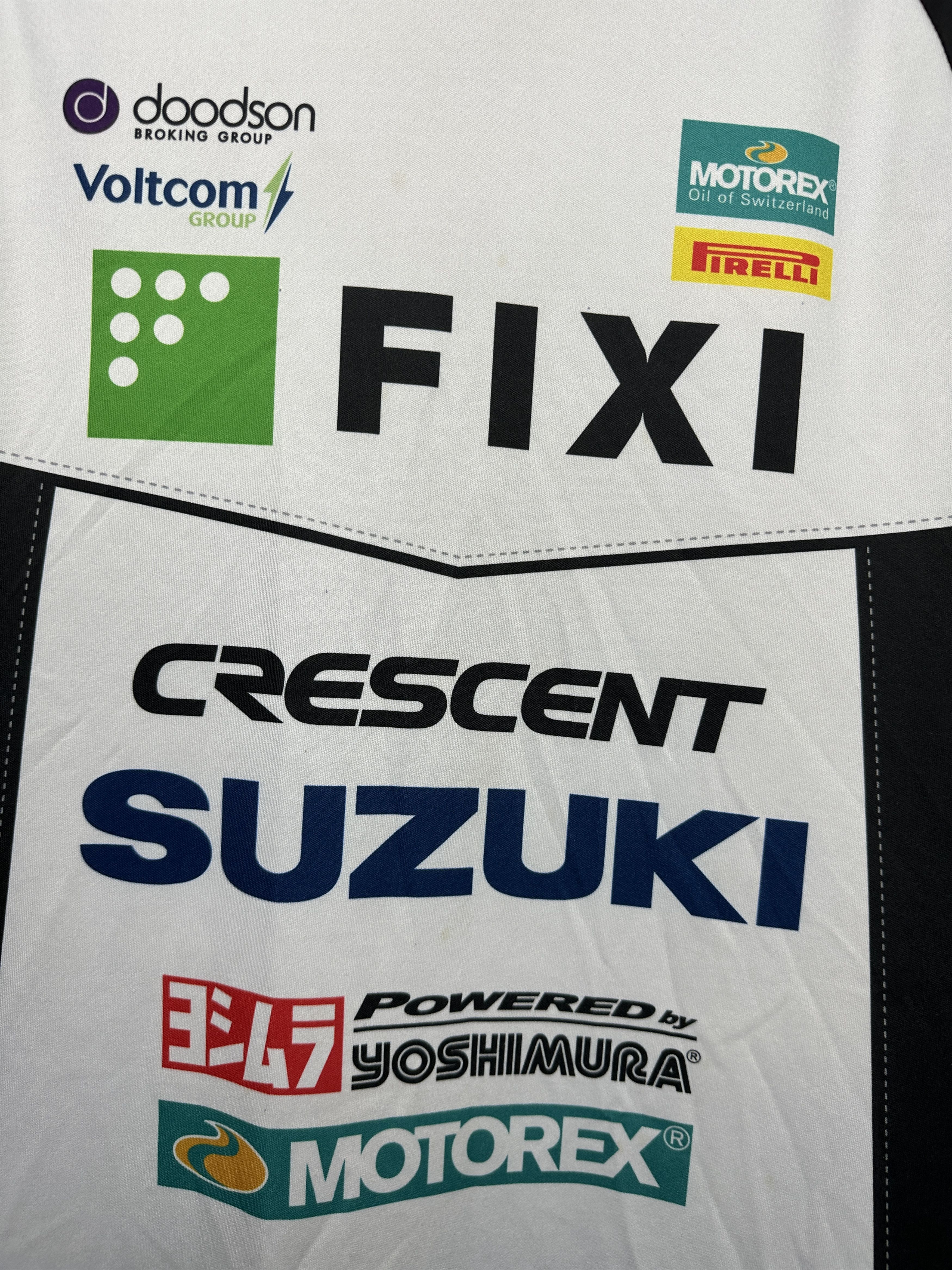 Japanese Brand Suzuki Crescent Racing Team Mens T-Shirt Size US L / EU 52-54 / 3 - 3 Thumbnail