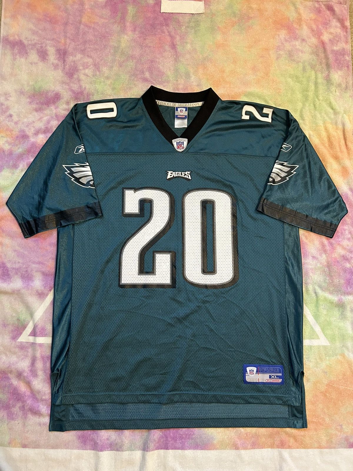 Philadelphia Eagles BRIAN DAWKINS 90s Vintage Throwback Football Jerse –