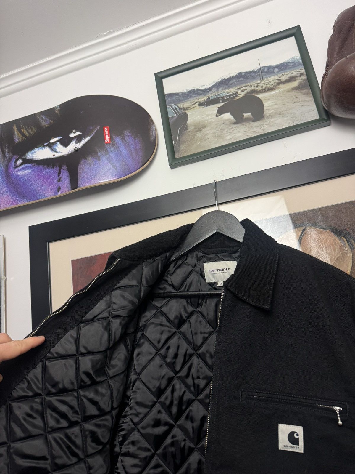 Carhartt Carhartt Detroit Jacket Black Boxy Fit Workwear Oversize Y2k Size US M / EU 48-50 / 2 - 4 Thumbnail