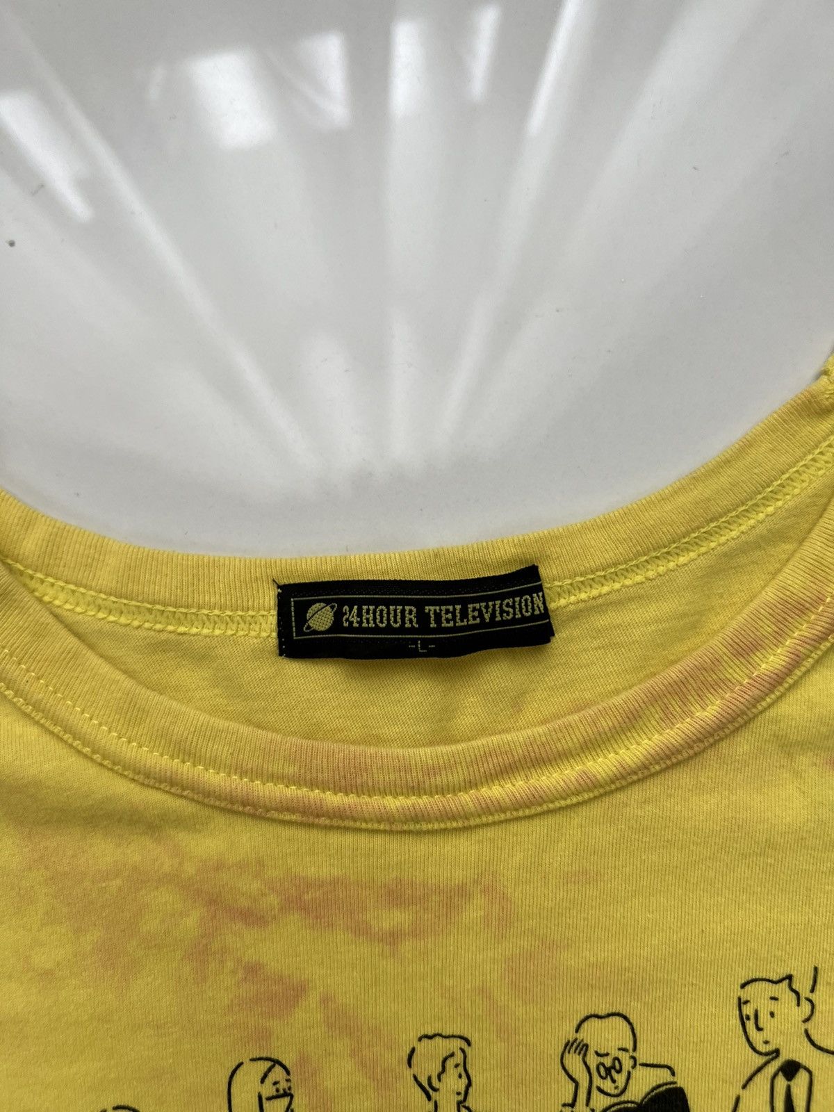 Japanese Brand × Vintage 24 HOUR TELEVISION YU NAGABA RARE RETRO TEE DISTRESSED Size US M / EU 48-50 / 2 - 4 Thumbnail