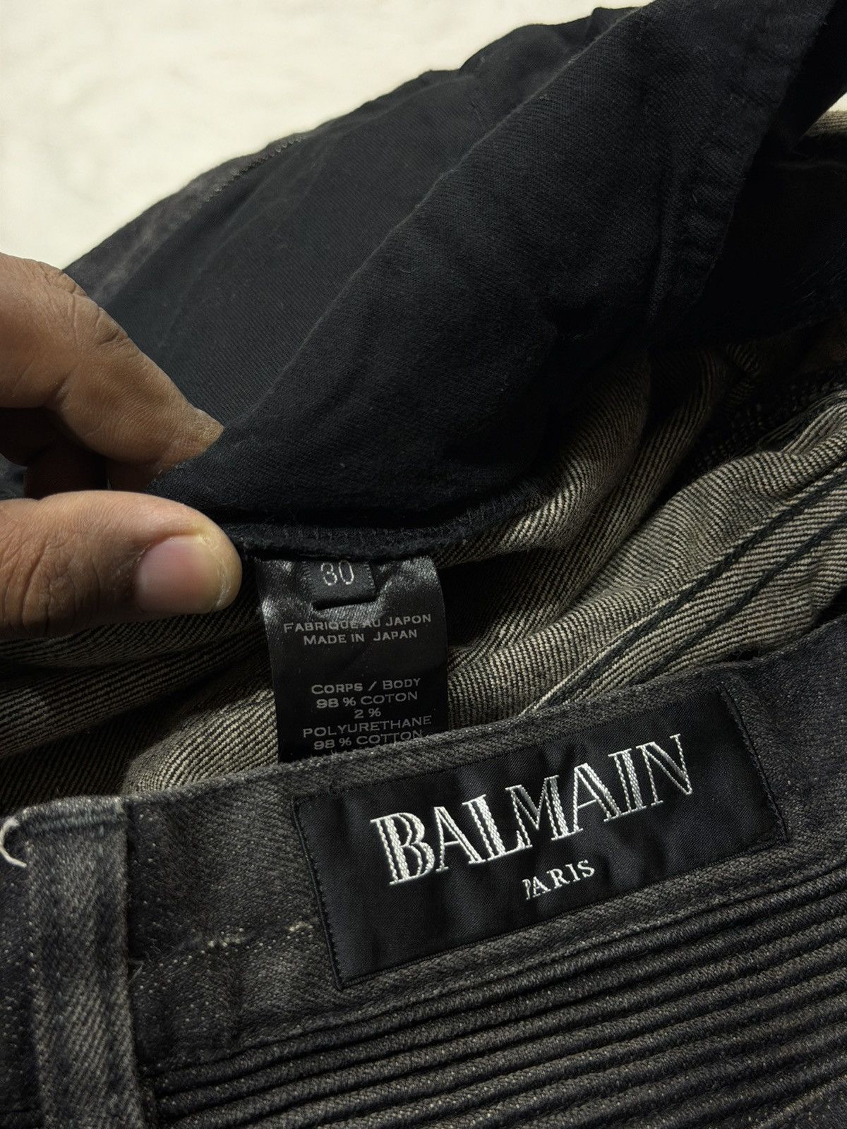 Balmain Balmain paris Biker jeans Size US 30 / EU 46 - 14 Thumbnail