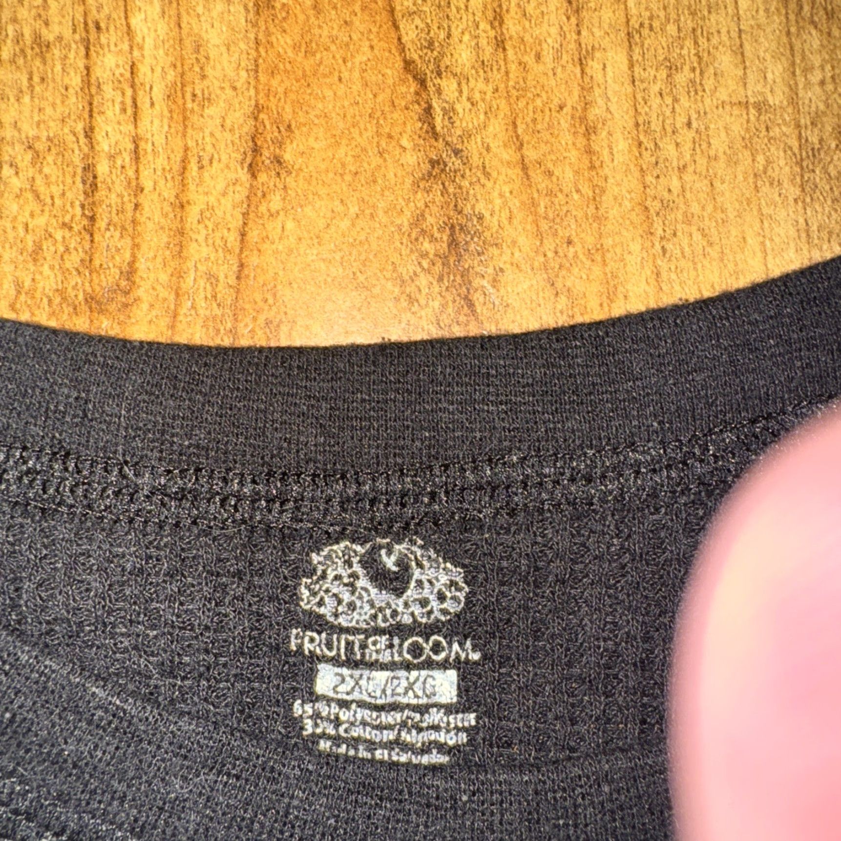 Fruit Of The Loom Fruit Of The Loom Thermal Long Sleeve Shirt Black 2XL Mens T-Shirt 21x26 Regular Sleeve Thermal Black 2XL Size US XXL / EU 58 / 5 - 2 Thumbnail