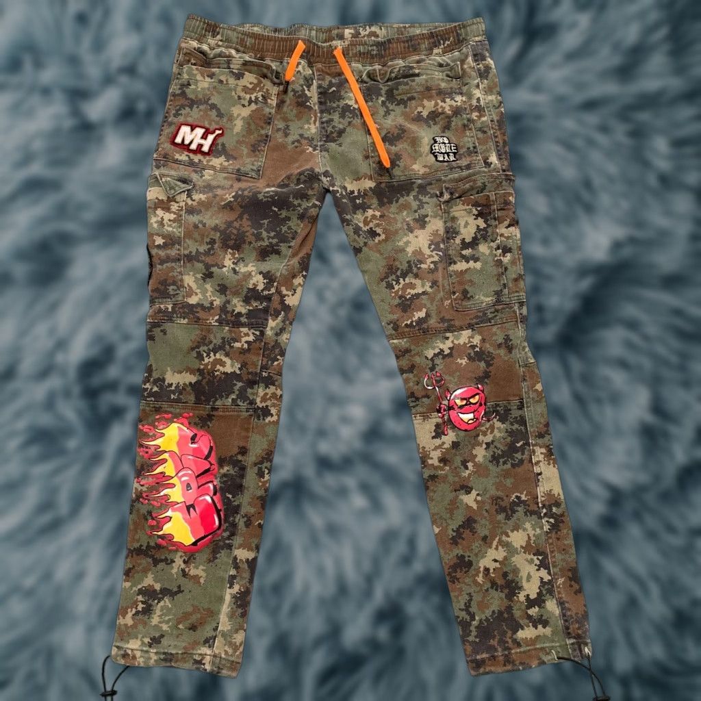 Vintage Vintage Cooper 9 Cargo Pants Men 38 Green Camouflage Stretch Streetwear Army Military Size US 38 / EU 54 - 1 Thumbnail