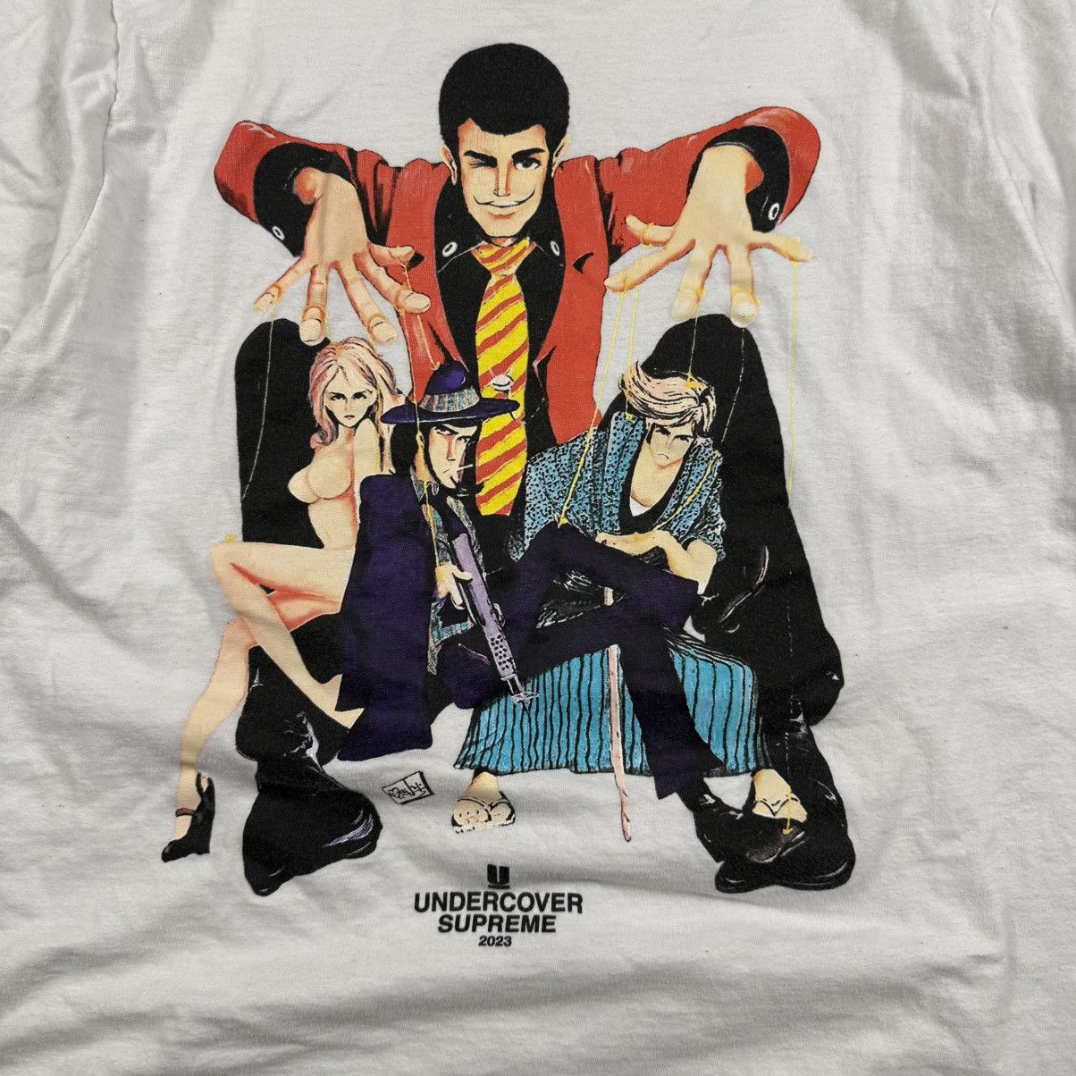 Supreme Supreme & UNDERCOVER Lupin ‘White’ T-Shirt Size US L / EU 52-54 / 3 - 2 Thumbnail