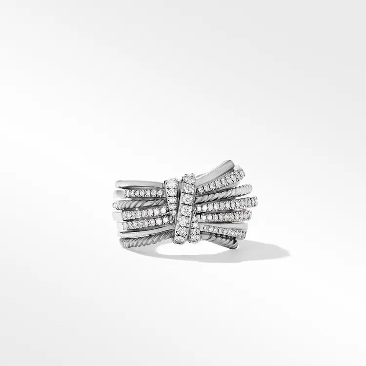 David Yurman o1w1db11025 R17248D /Size 7 / Ring in Silver Size ONE SIZE - 3 Thumbnail
