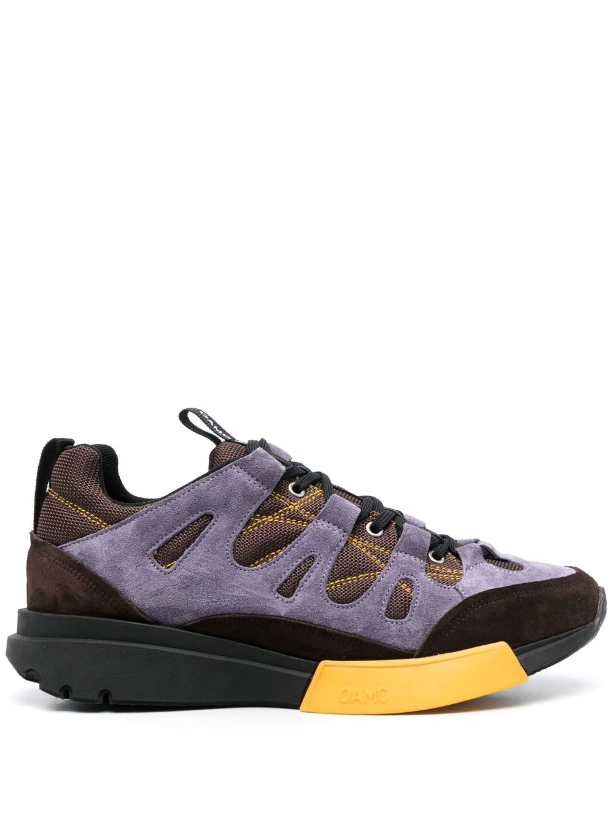OAMC o1y0225 Logo Low-Top Sneakers in Lilac/Brown Size US 10 / EU 43 - 1 Thumbnail