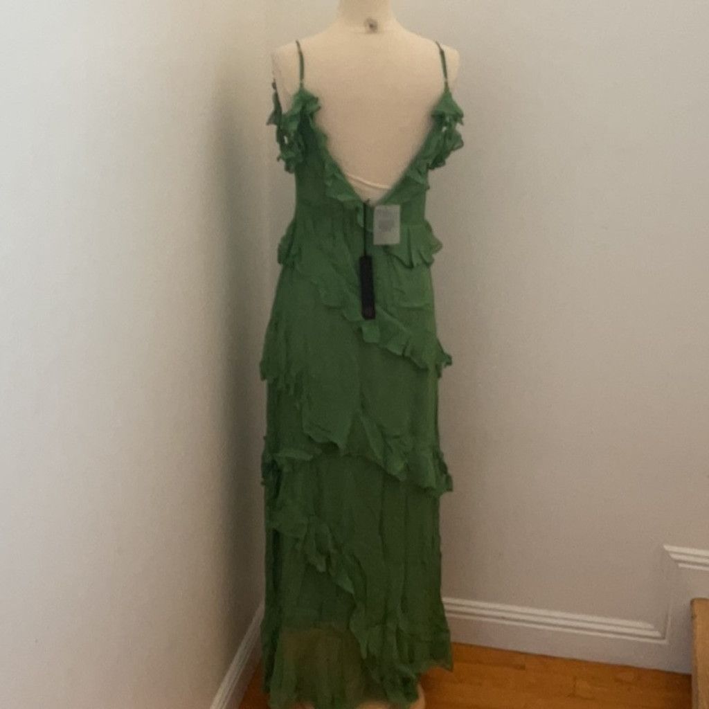 House of Harlow 1960 Maxime Maxi Dress in Green, Size: S
