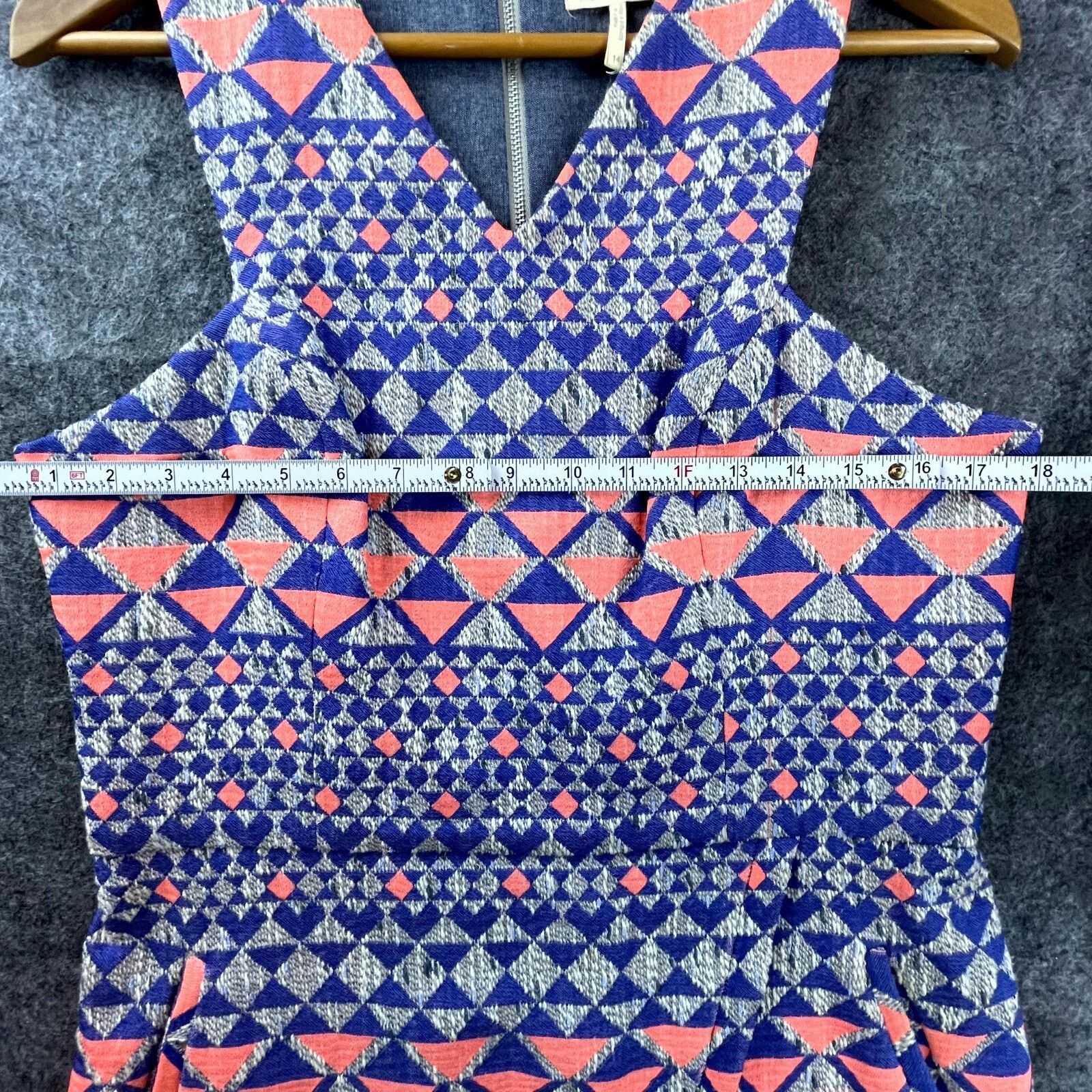 Nomad Nomad by Morgan Carper Dress 14 Mesa Jacquard 80s Pastel Size XL / US 12-14 / IT 48-50 - 6 Thumbnail