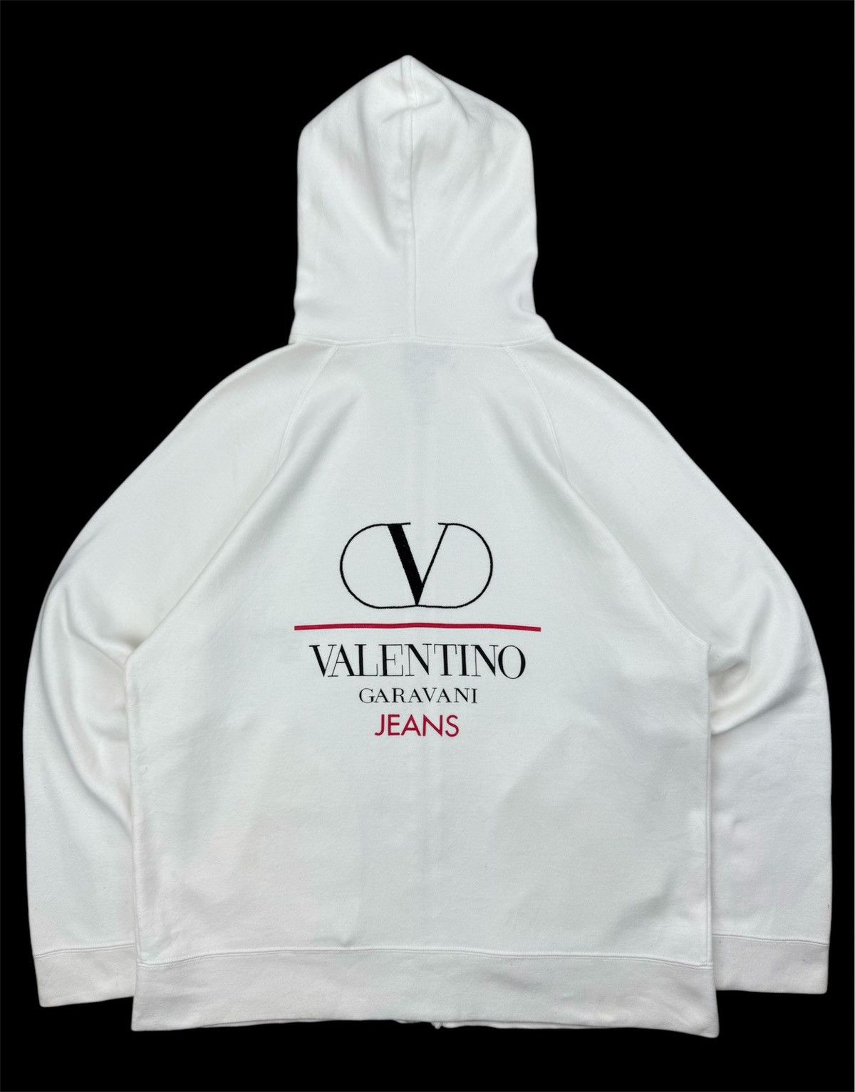 Valentino VALENTINO GARAVANI Embroidery Logo Zip Up Mens Hoodie Size US M / EU 48-50 / 2 - 1 Thumbnail