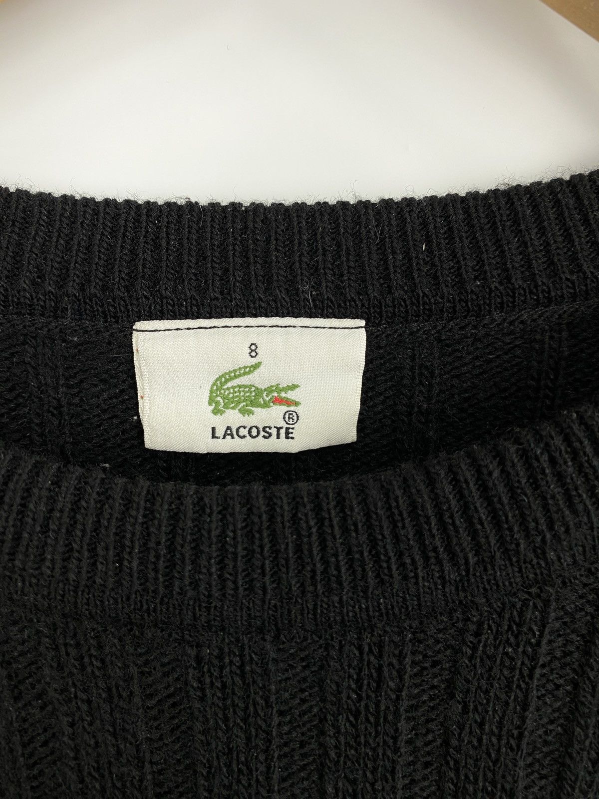 Lacoste 🇫🇷 Vintage 90s Lacoste Wool Asymmetrical Sweater made France Size US XL / EU 56 / 4 - 6 Thumbnail