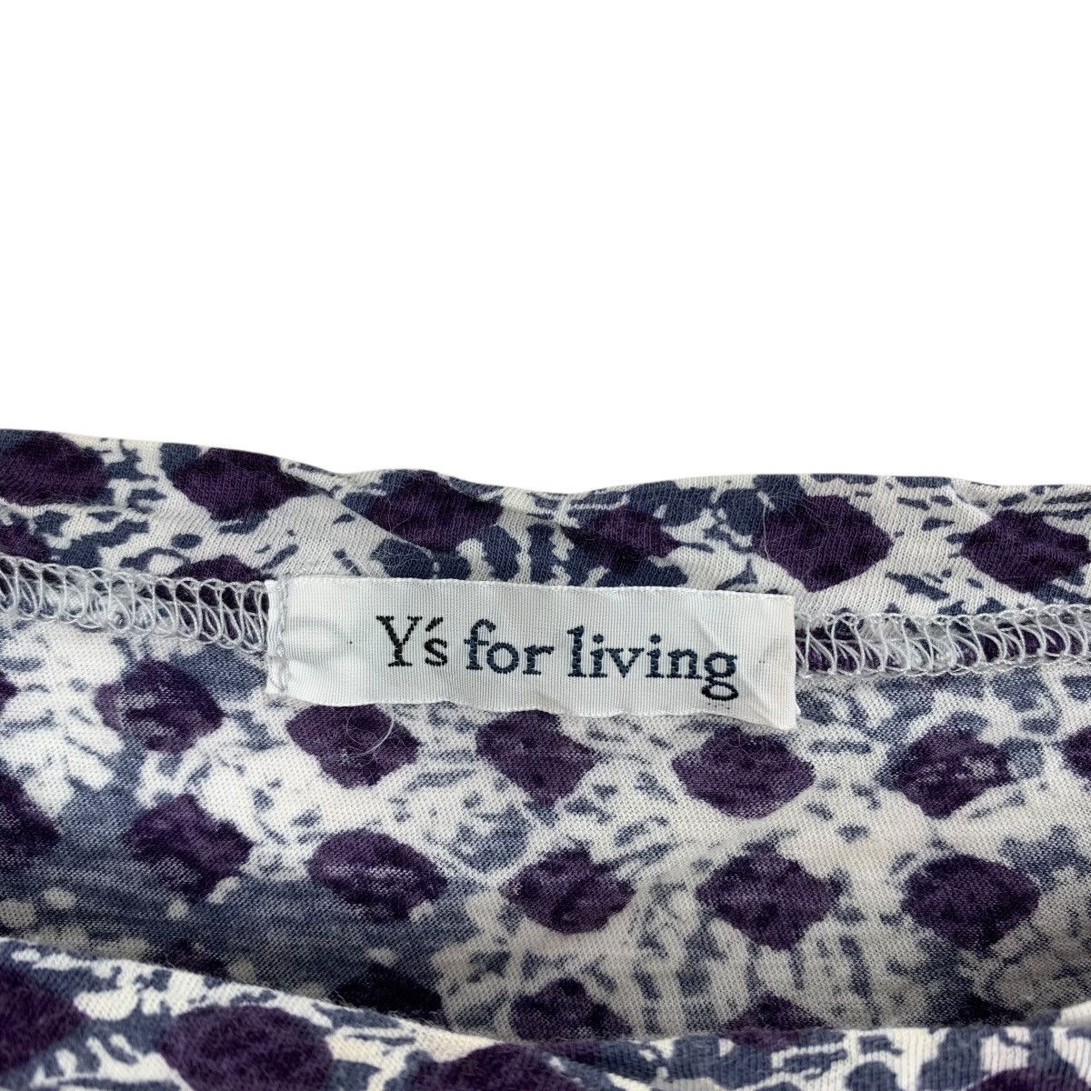 Yohji Yamamoto YOHJI YAMAMOTO YS For Living Abstract Overprint Japan Tshirt Size M / US 6-8 / IT 42-44 - 4 Thumbnail