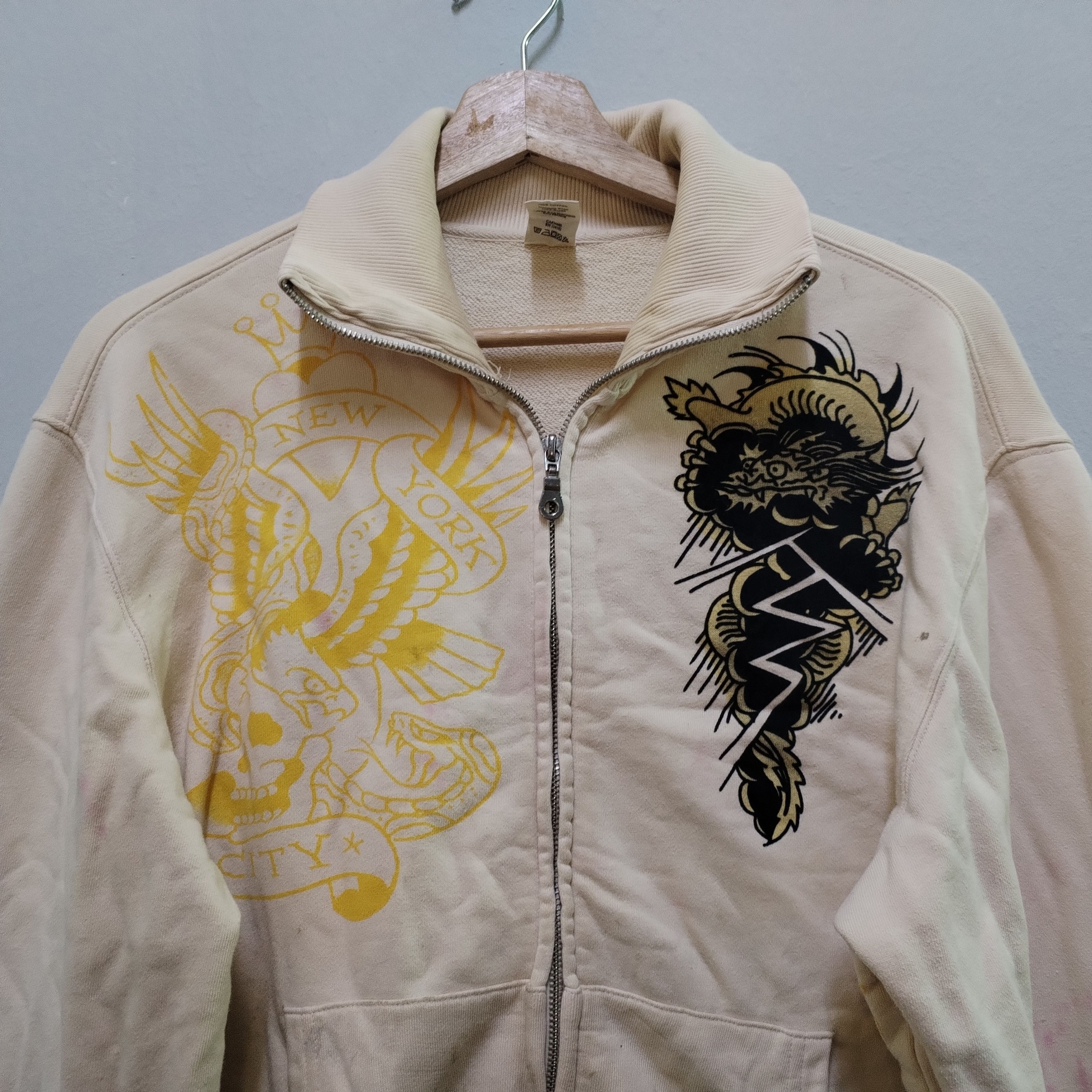 Vintage Thrashed Sun Faded Ed hardy Distressed Grunge Band Size US M / EU 48-50 / 2 - 3 Thumbnail