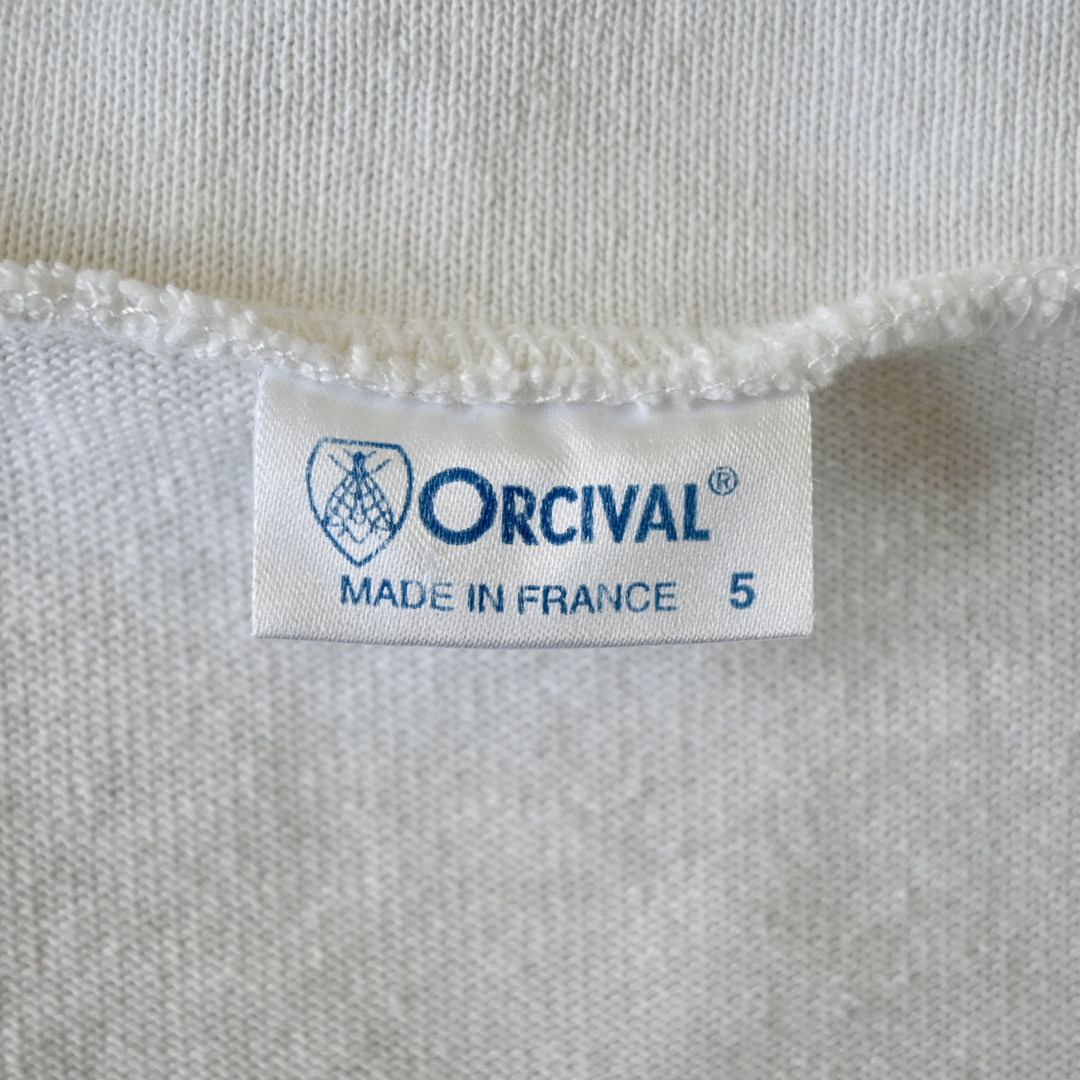 Orcival Orcival heavyweight cotton breton basque shirt, mock neck, 5 Size US M / EU 48-50 / 2 - 7 Thumbnail