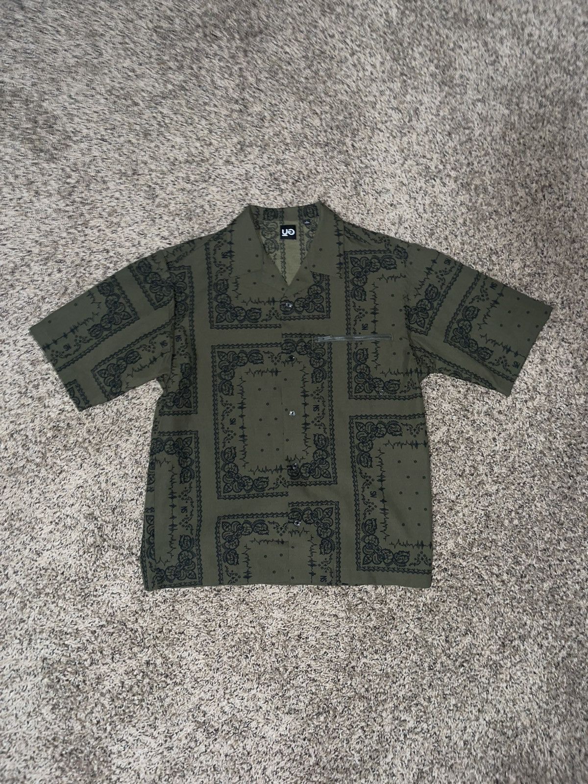 GU GU Short Sleeve Button Up Size US S / EU 44-46 / 1 - 1 Preview