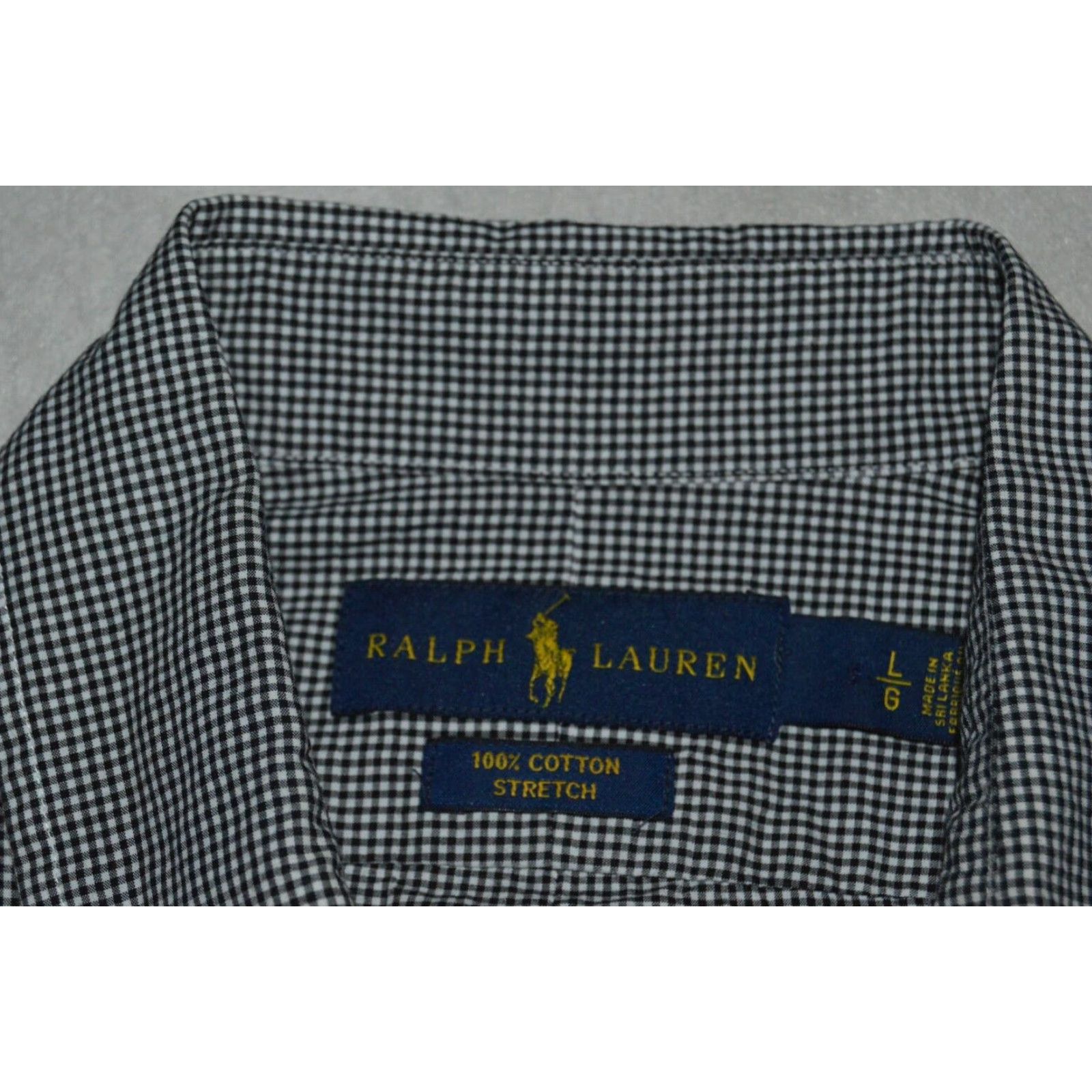 Polo Ralph Lauren Polo Ralph Lauren Shirt M L/S Button-Down Stretch Cotton Black White Check Embroidered Pony Mens Shirt - L Multicolor Colorful 90s? Size US L / EU 52-54 / 3 - 3 Thumbnail