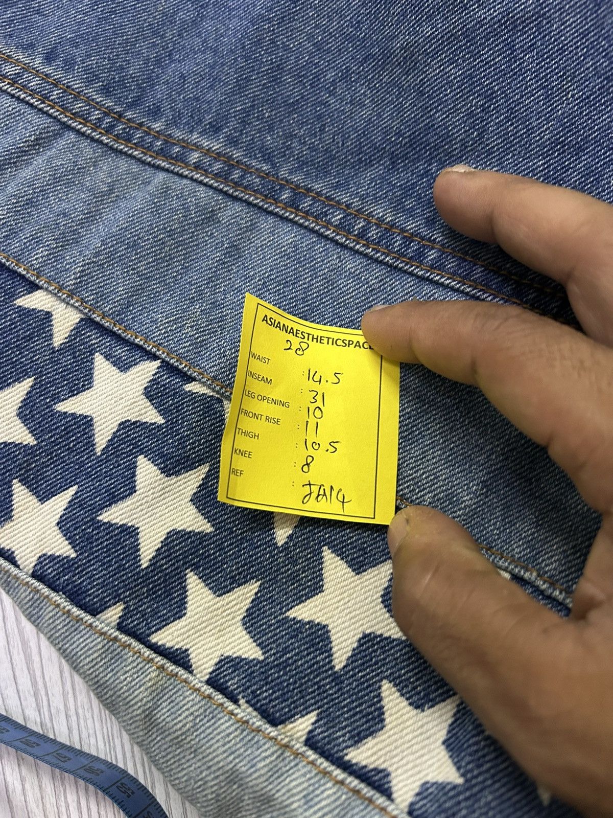 Hysteric Glamour 80s Flare Retro Pop Japan Jean Distressed Huggy Star Style Size US 28 / EU 44 - 15 Thumbnail