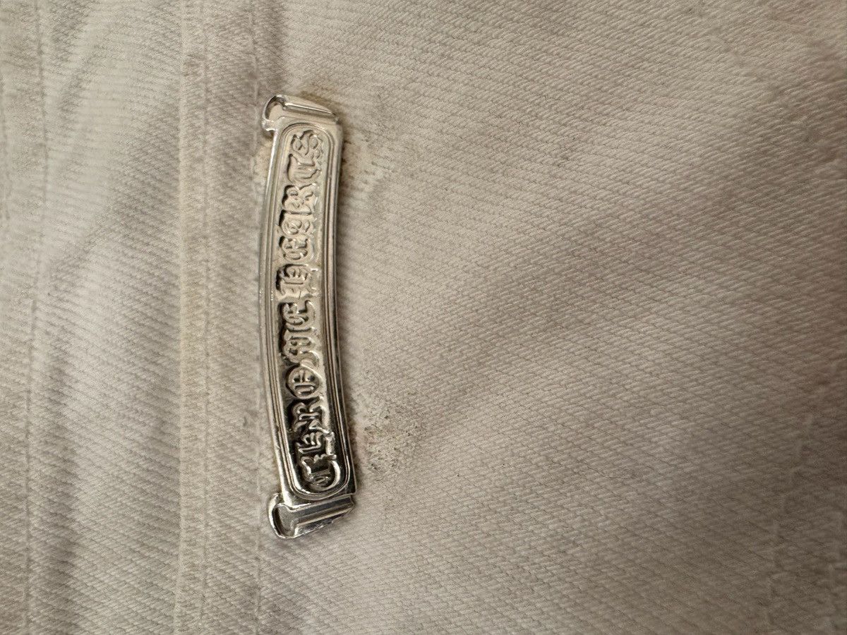 Chrome Hearts Chrome Hearts x Levis - White/ Leopard Cross patch denim Size US 33 - 18 Thumbnail