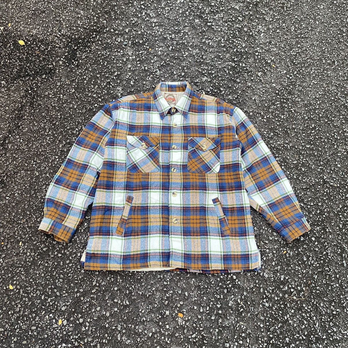 Japanese Brand × Vintage Vintage Checkered Board Double Pocket Button Up Size US L / EU 52-54 / 3 - 2 Thumbnail