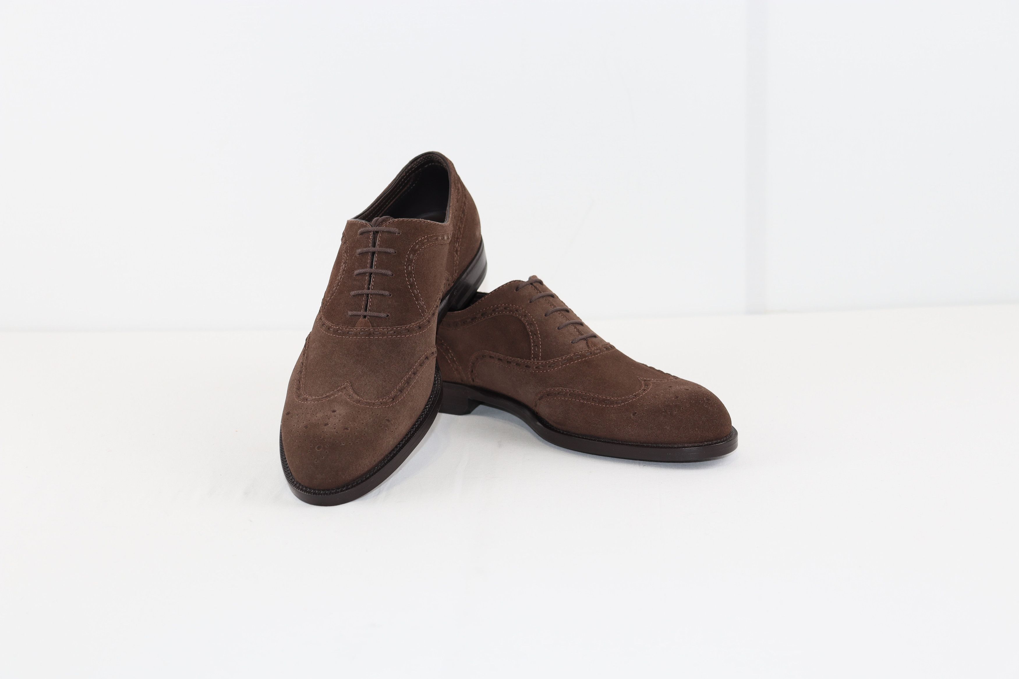 Bottega Veneta o1rshd1 Calf Skin Suede Leather Sole Shoe in Brown Size US 8 / EU 41 - 9 Thumbnail