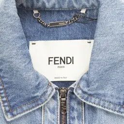 Fendi o1loc1c0824 Jacket in Blue Size XS / US 0-2 / IT 36-38 - 4 Thumbnail