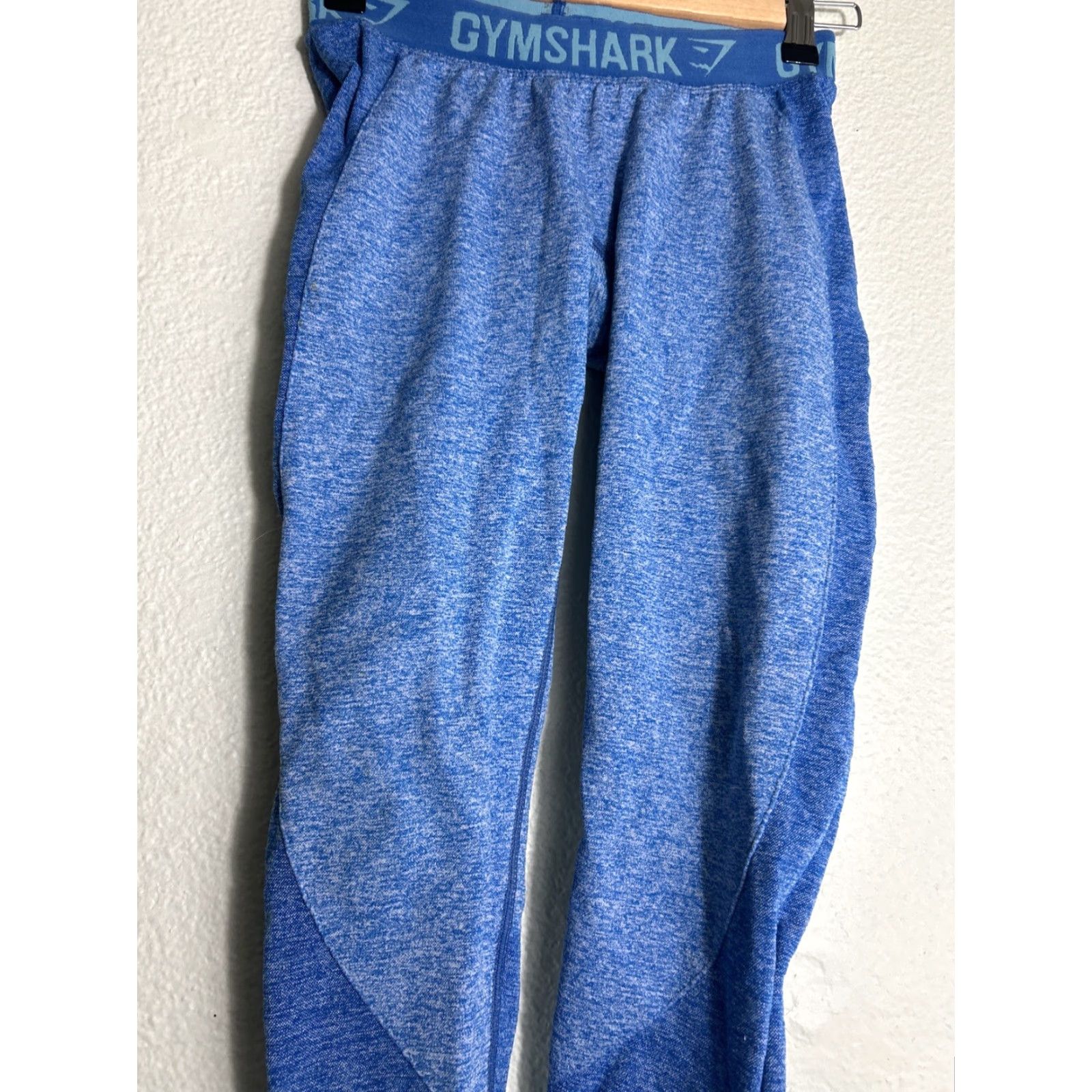 Gymshark Gymshark Dry Leggings Women S Blue Heathered Compression Activewear Yoga Size 28" / US 6 / IT 42 - 3 Thumbnail