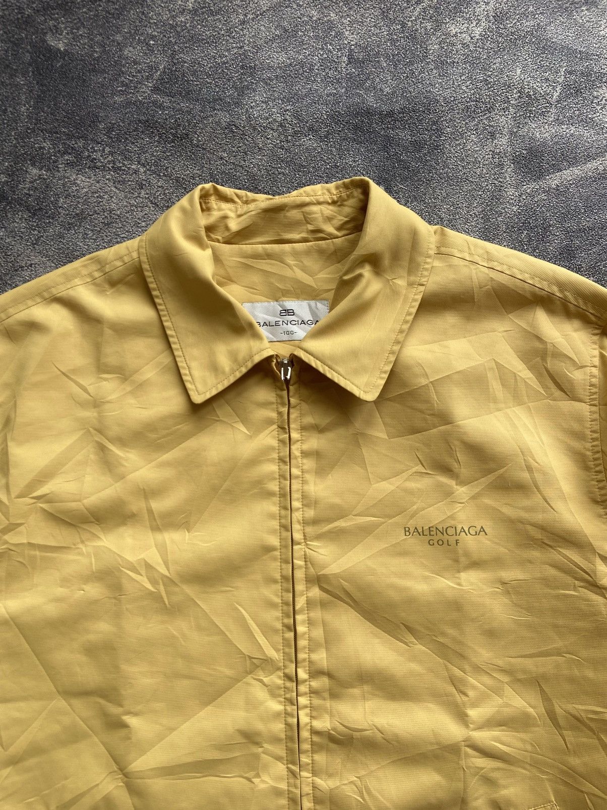 Balenciaga Balenciaga Golf Jacket SpellOut Size US L / EU 52-54 / 3 - 3 Thumbnail