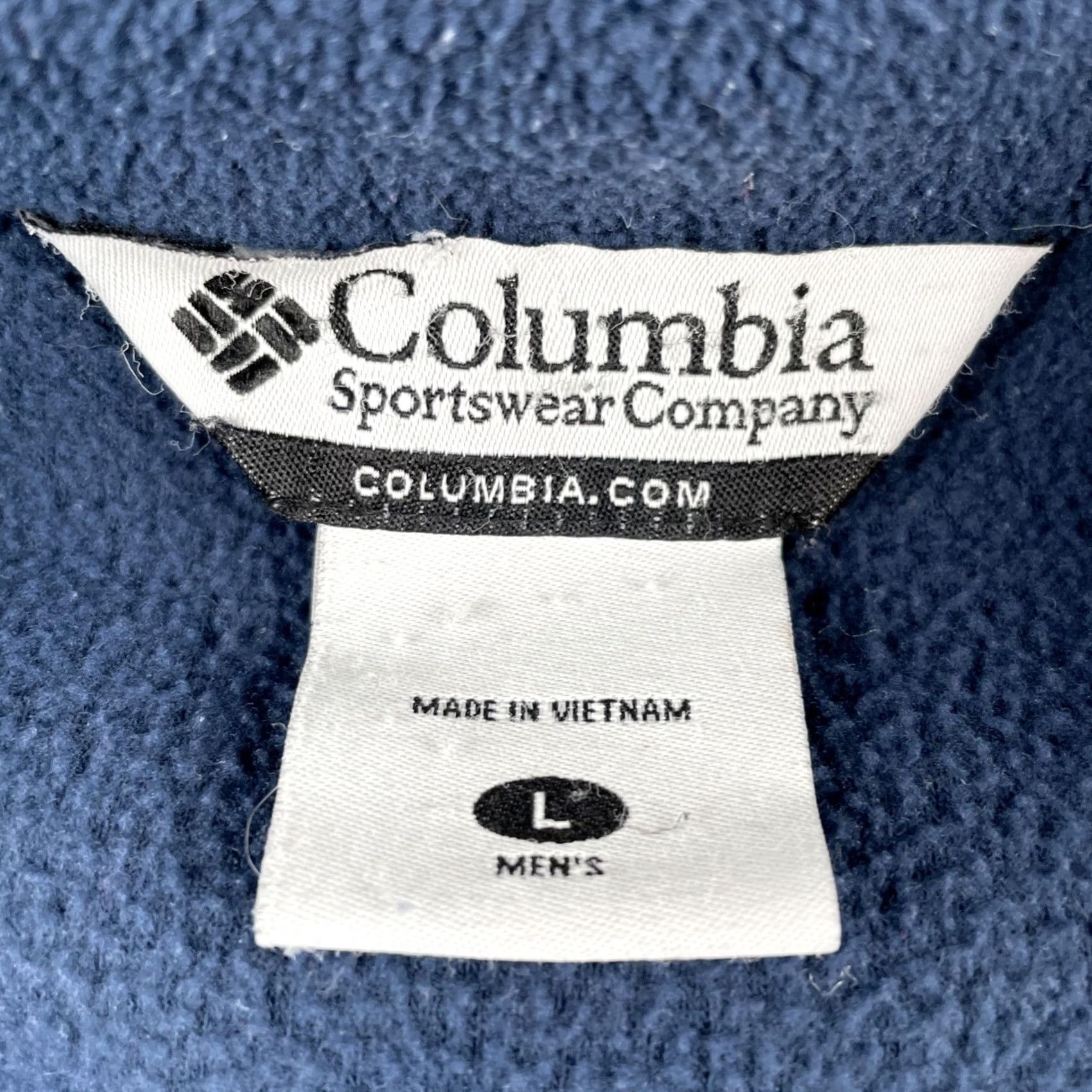 Colombo Colombia Vest Navy Blue Fleece Zip Up Packable L Large Mens Regular Size Blue EUC Outdoor Sports 1990s Size US L / EU 52-54 / 3 - 3 Thumbnail