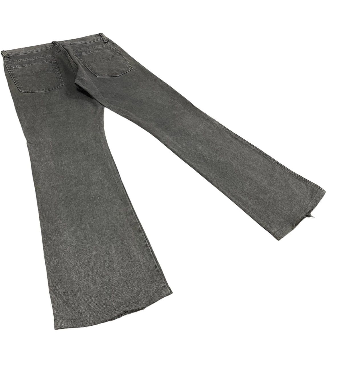 Japanese Brand Vintage Morgan Homme Japan Flare Distressed Jeans Size US 31 - 5 Thumbnail