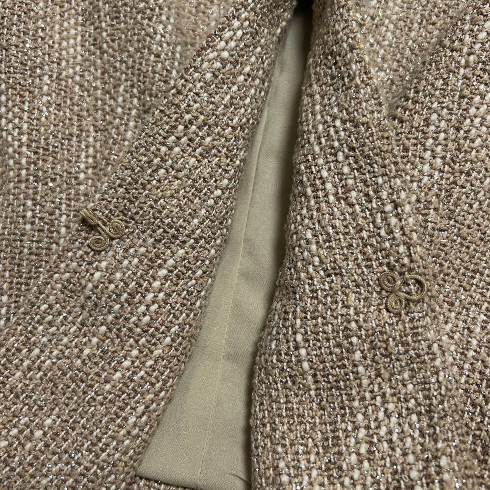 Lafayette 148 Lafayette 148 Sequined Tweed Blazer 6 Brown Textured Jacket Size M / US 6-8 / IT 42-44 - 12 Thumbnail
