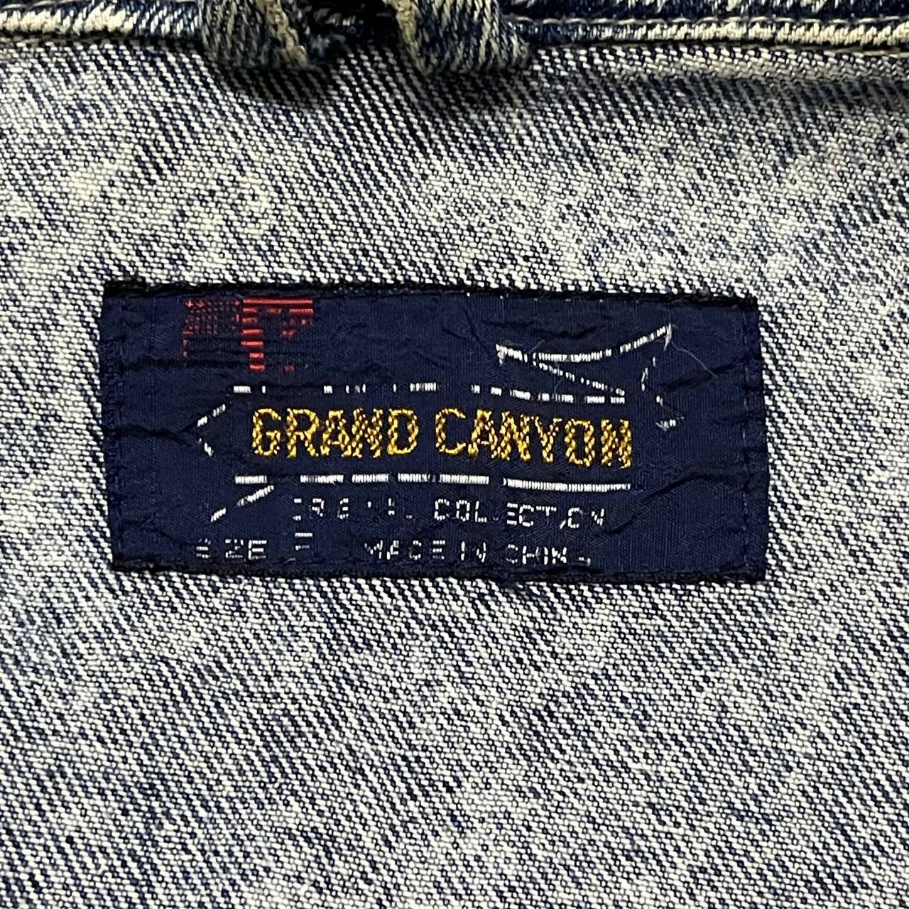 Japanese Brand Vintage Grand Canyon Trucker Denim Jacket Size US L / EU 52-54 / 3 - 11 Thumbnail