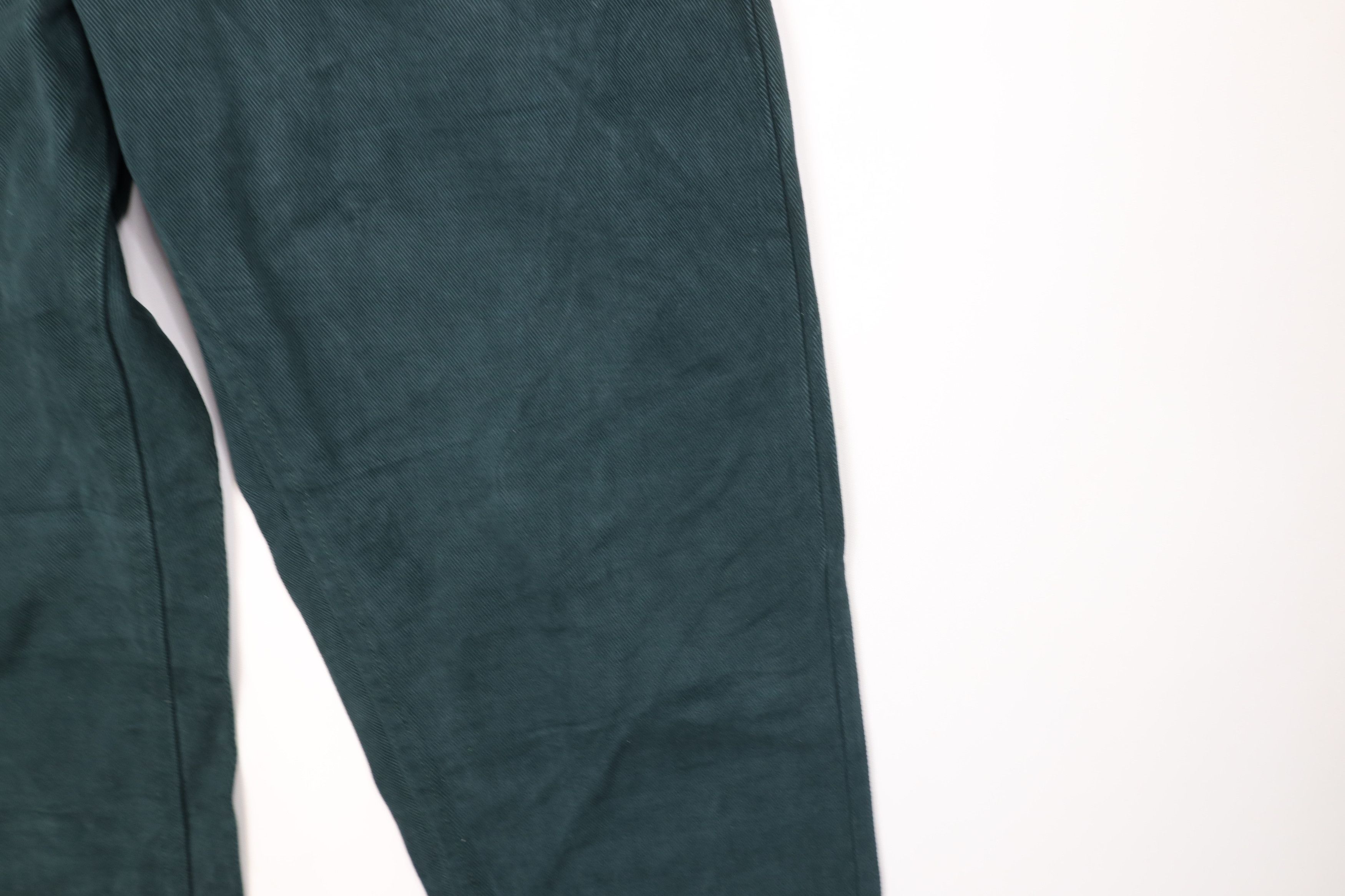 Lee Deadstock Vintage 90s Lee Tapered Leg Denim Jeans Green USA Size 34" / US 12 / IT 48 - 5 Thumbnail