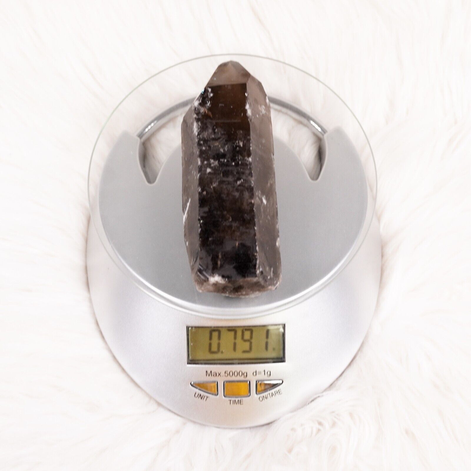Other Large Smokey Quartz Crystal Point 5" Healing Gemstone Wand Size ONE SIZE - 11 Thumbnail