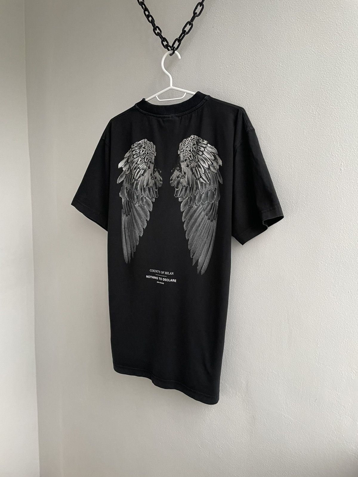 Marcelo Burlon Marcelo Burlon Heart Wings T Shirt Tee Size US M / EU 48-50 / 2 - 2 Thumbnail