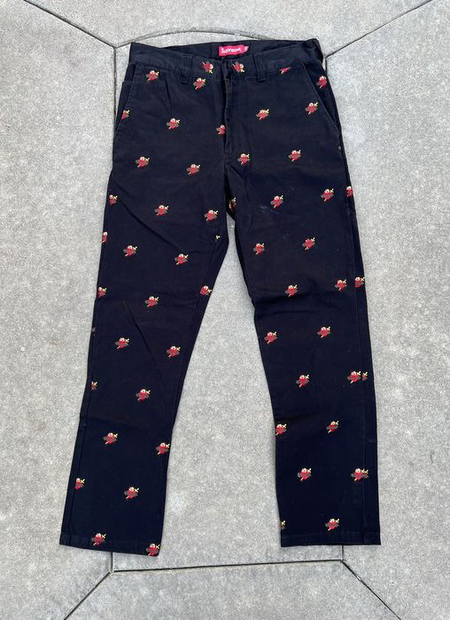 Supreme Supreme Chino Sacred Heart Pants | Grailed