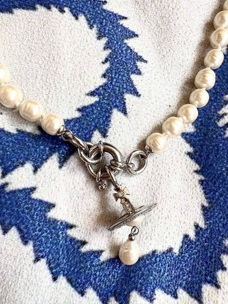 Vivienne Westwood Vivienne Westwood Baroque Pearl Necklace Size ONE SIZE - 3 Thumbnail