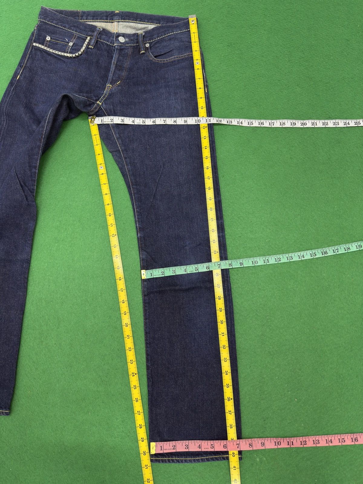 Hysteric Glamour A24 STUDDED HYSTERIC GLAMOUR SELVEDGE Size US 32 / EU 48 - 14 Thumbnail