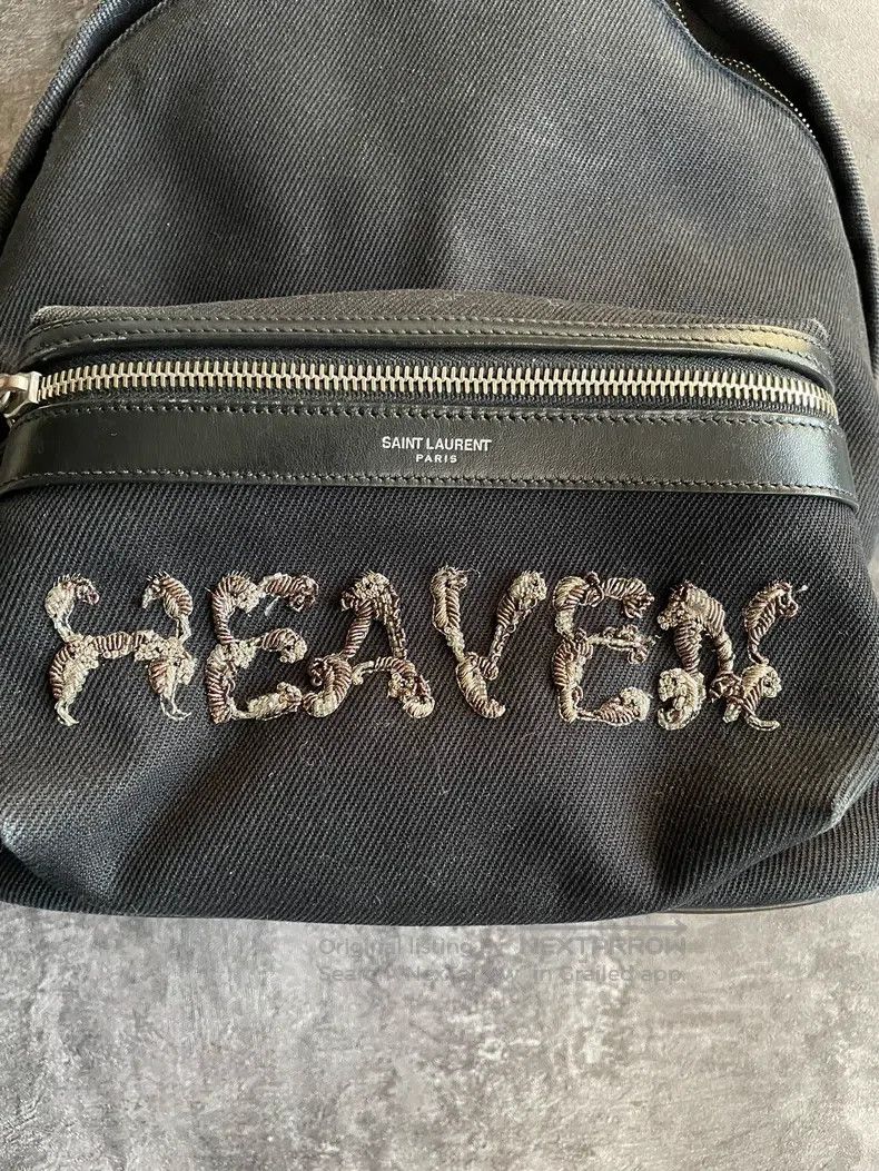 Saint Laurent Paris Saint Laurent Paris Embroidered Double-Shoulder Bag Size ONE SIZE - 3 Thumbnail