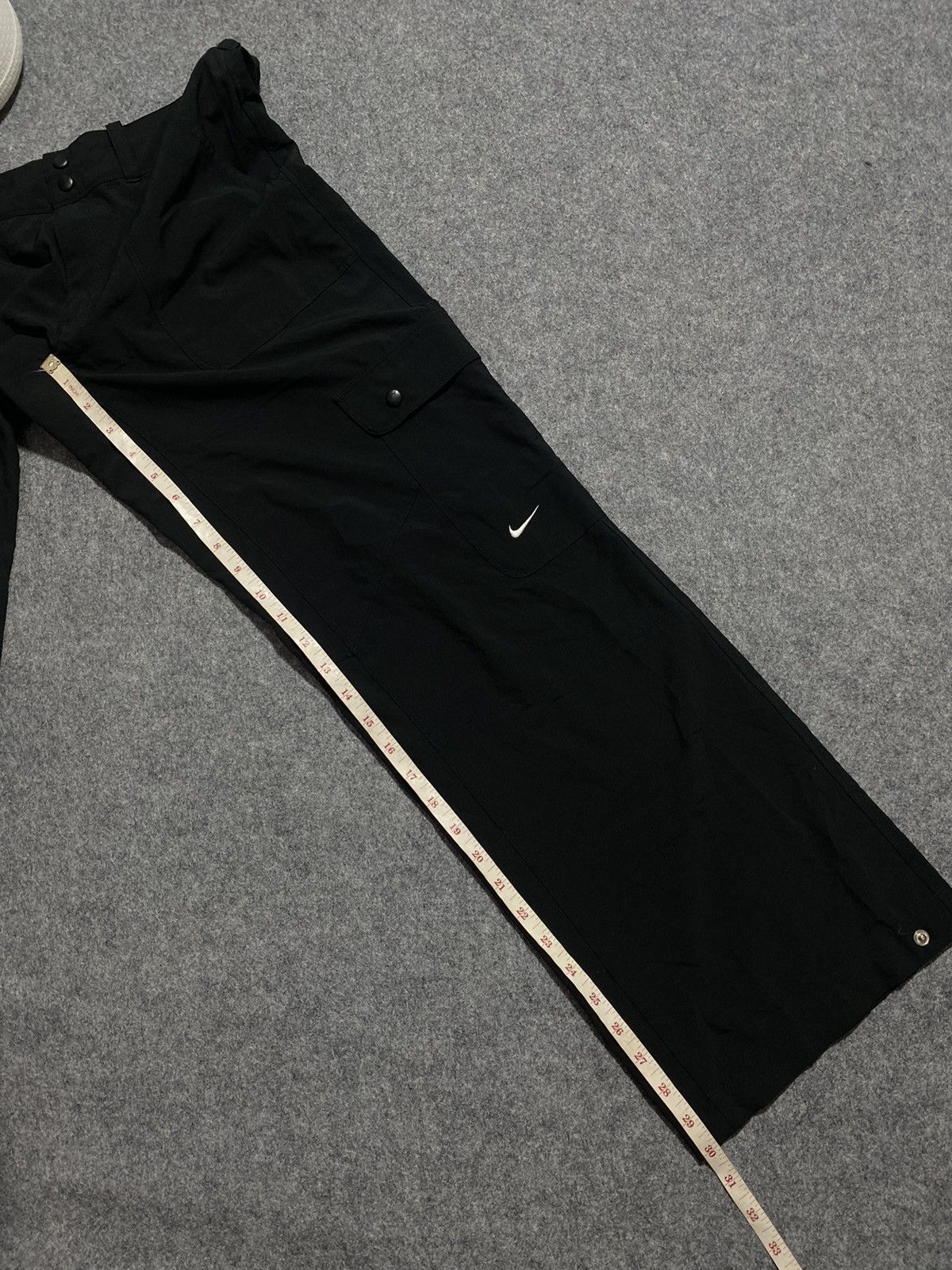 Nike Vintage Y2K Nike Cargo Nylon Pants Fit Drill 00s Swoosh Size US 28 / EU 44 - 10 Thumbnail