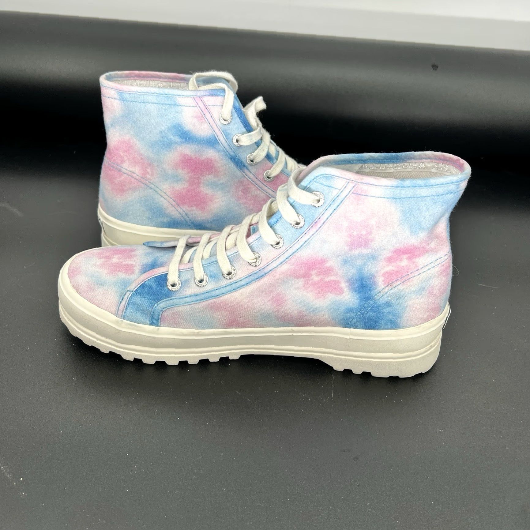 Superga Superga 2341 Alpina PrintSneaker Women High Top Casual Sneakers Tie Dye Multicolor 80s Hipster Beach Bohemian Athleisure Cushioned Womens 10 Size ONE SIZE - 6 Thumbnail