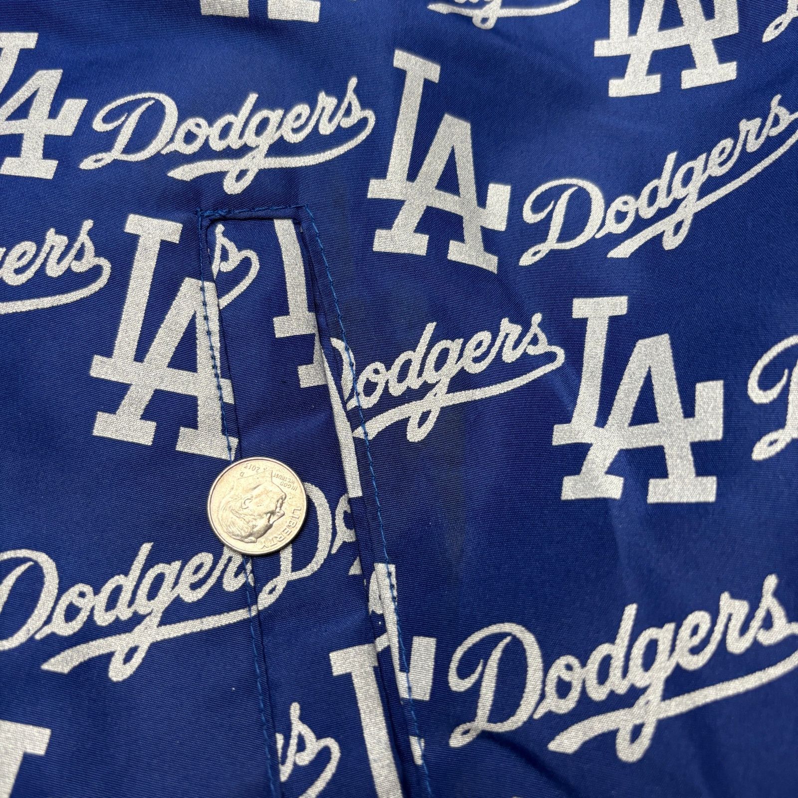 JH Design × MLB × Vintage VTG Jeff Hamilton LA Dodgers Wool Reversible Jacket Men's 4X Size US XXL / EU 58 / 5 - 17 Thumbnail